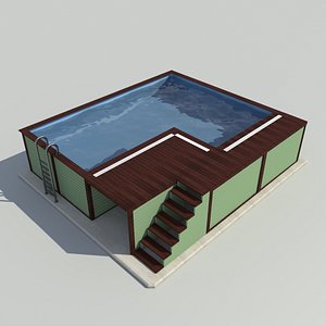 3D gardens pool