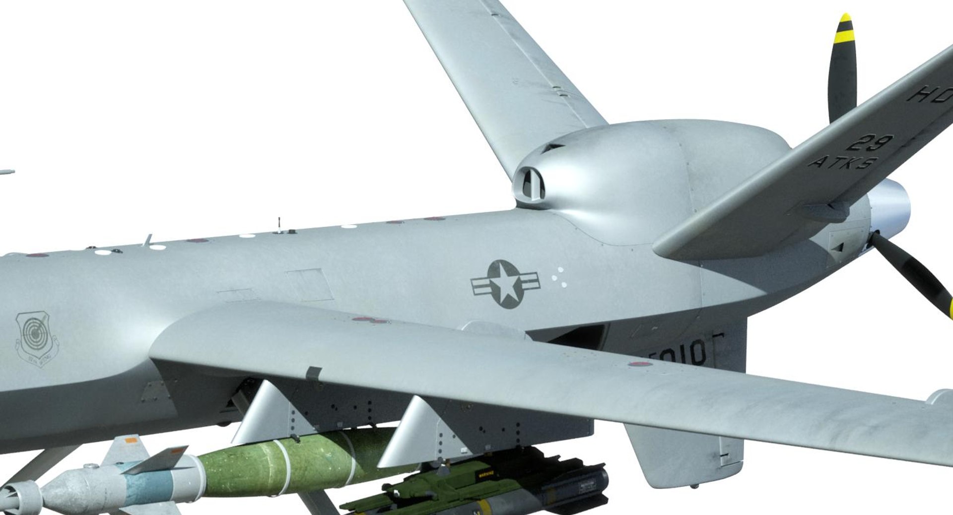 3dsmax mq-9 reaper