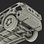 suv frame chassis rigged 3d max
