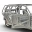 suv frame chassis rigged 3d max