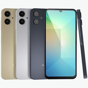 3D Samsung Galaxy A06 All Colors