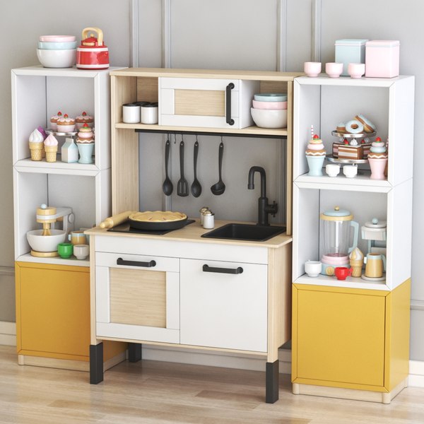 IKEA children toys and furniture model TurboSquid 1717985