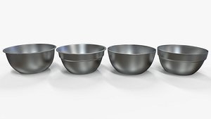 mixing bowls 3D model