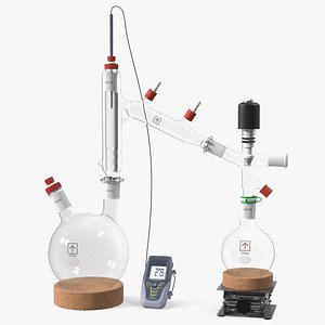 3D Distillation Kit With Thermometer Kangaroo model