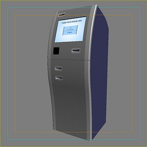 3d model self service kiosk