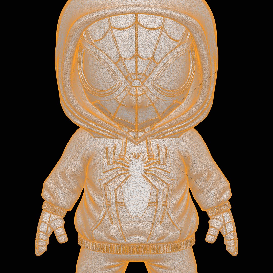 Chibi Spider Man 3D Model - TurboSquid 2549534