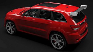 2012 Jeep Grand Cherokee SRT8 Sport Super Detailed model 3D