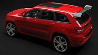 Jeep Grand Cherokee SRT 8 Realistic 3d Model