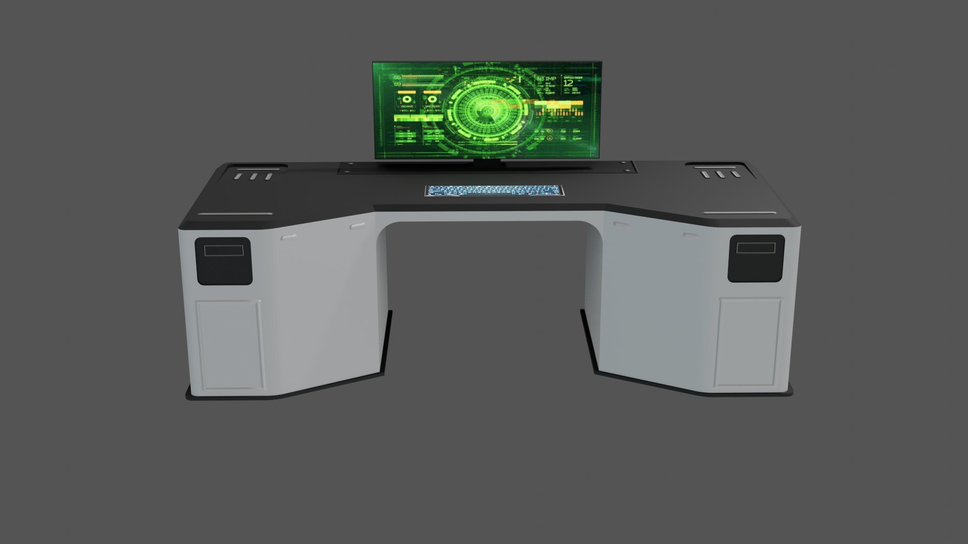 Sci-Fi Lab Table - Low Poly - PBR - Game Ready 3D Model - TurboSquid ...