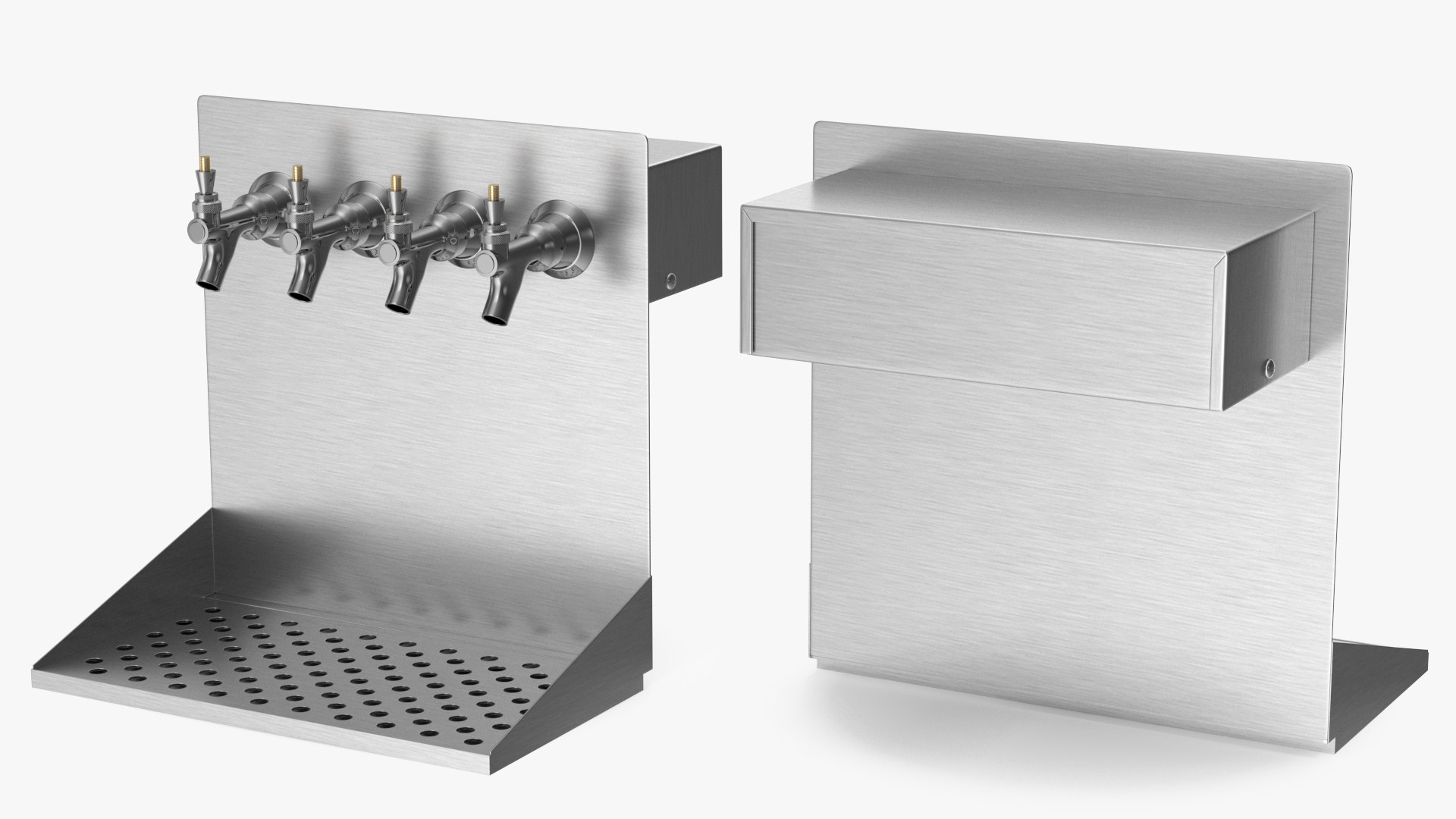 Wall Mount Beer Dispenser 3D model preview