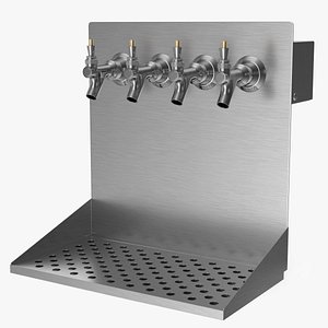 3D wall mount beer dispenser