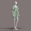 Women jumpsuit romper Clo3d Marvelous Designer digital clothing 3D model
