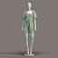 Women jumpsuit romper Clo3d Marvelous Designer digital clothing 3D model