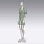 Women jumpsuit romper Clo3d Marvelous Designer digital clothing 3D model