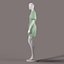 Women jumpsuit romper Clo3d Marvelous Designer digital clothing 3D model