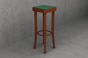 max 80cm cafe stool upholstered