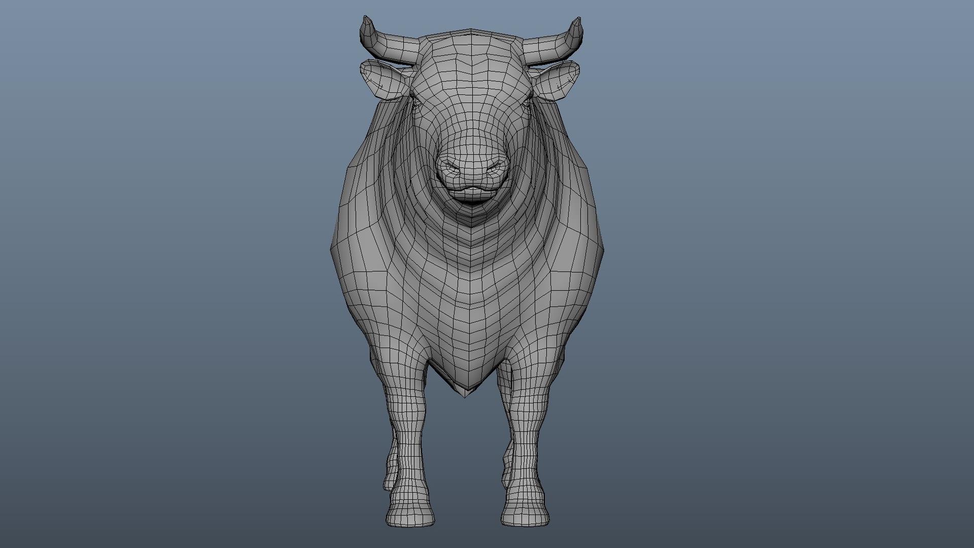 Bull rig 3D model - TurboSquid 1645761