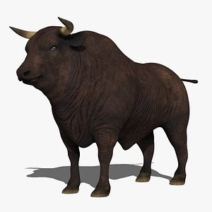 Bull Rigged Animated