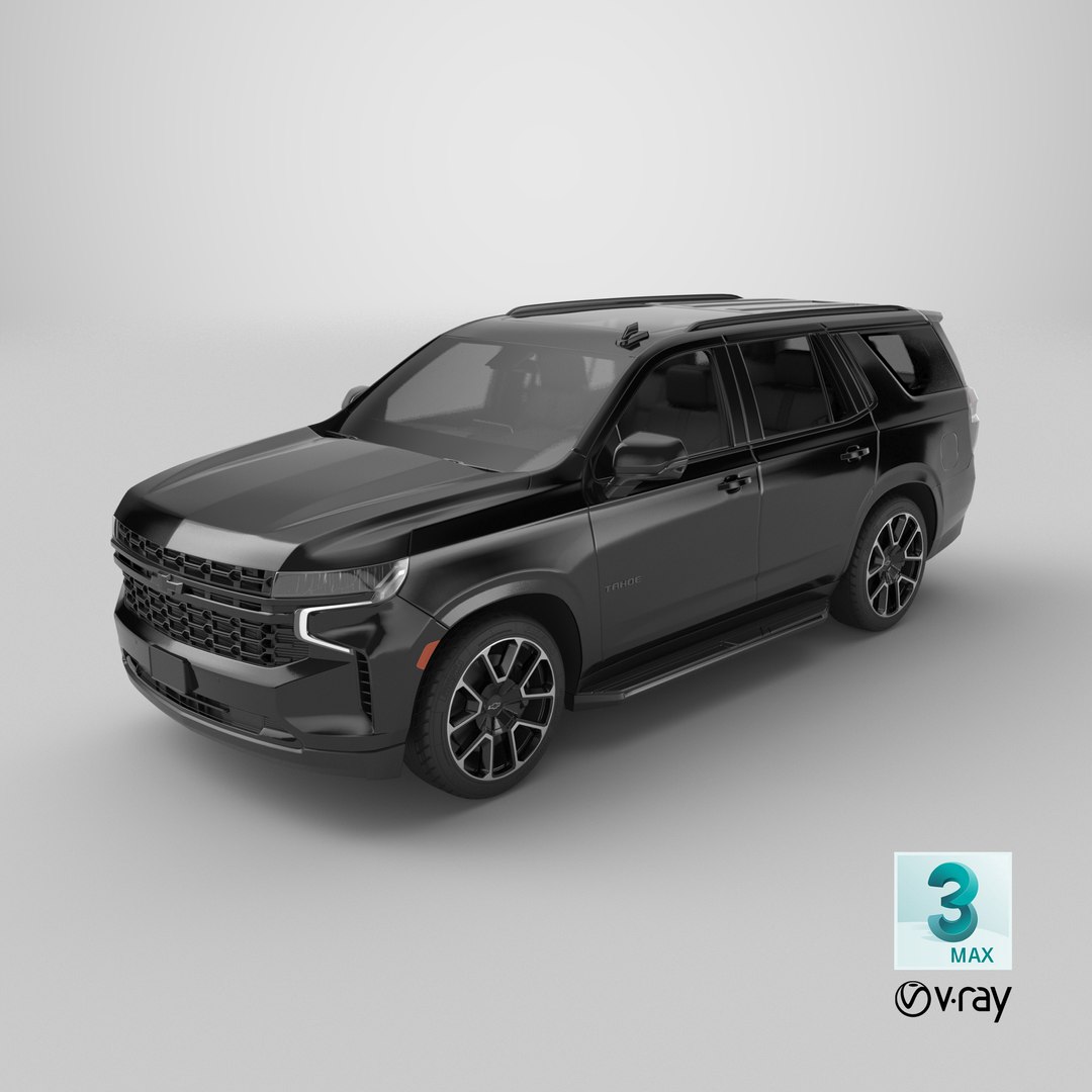 SUV Chevrolet Tahoe 2024 Black Simplified model https://p.turbosquid.com/ts-thumb/gL/Q2b1So/PE/stemcell_max_vray_render/png/1737721773/1920x1080/fit_q87/653f01862c1aa4f12e715bc62d6e67a169ccf8e4/stemcell_max_vray_render.jpg