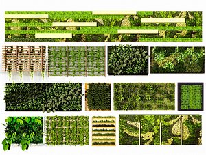 3D Plant wall assembly