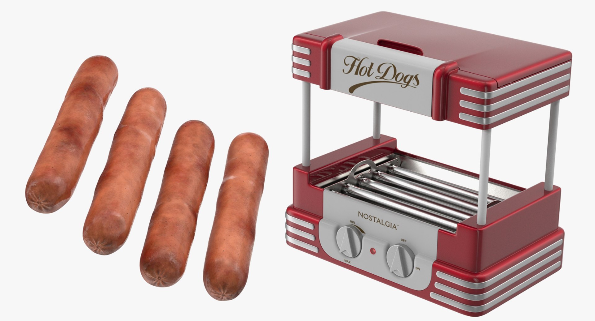 Retro Hot Dog Roller 3D Model - TurboSquid 1286631