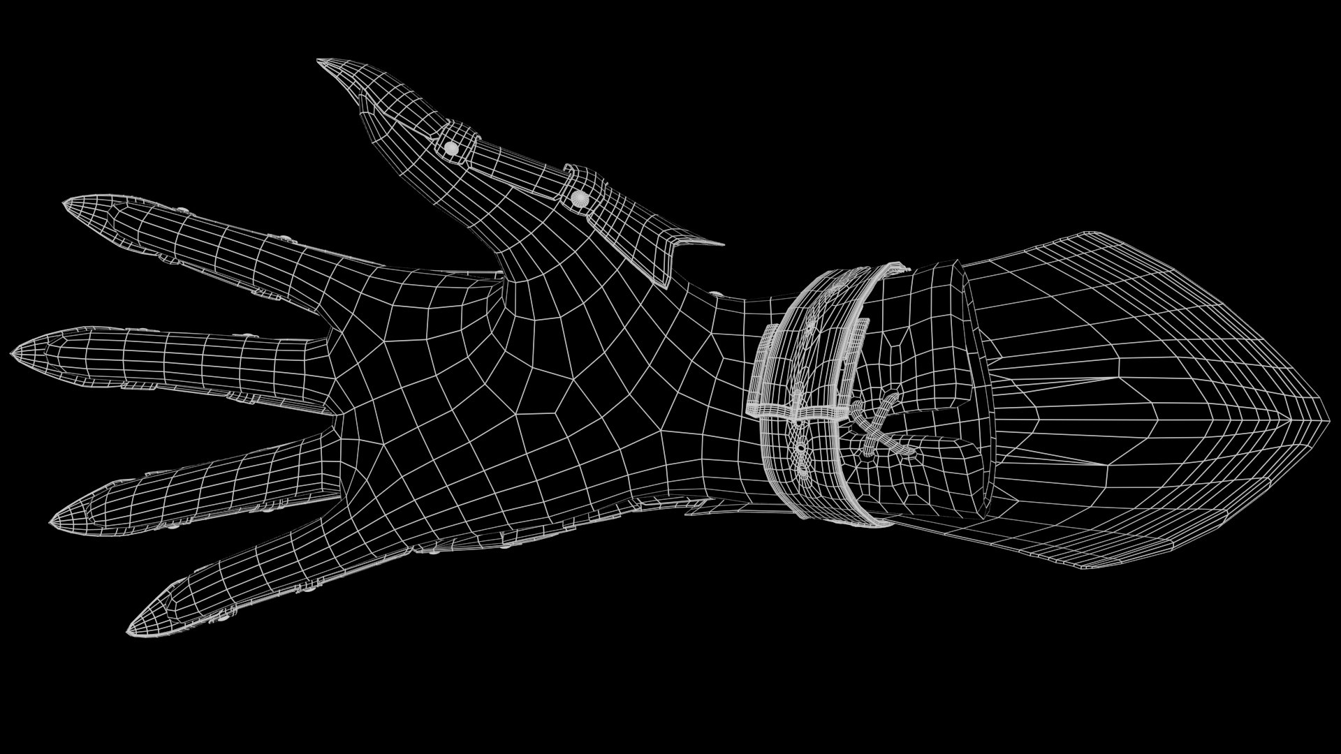 Female Knigt Hand Armor MidPoly Model - TurboSquid 2034167