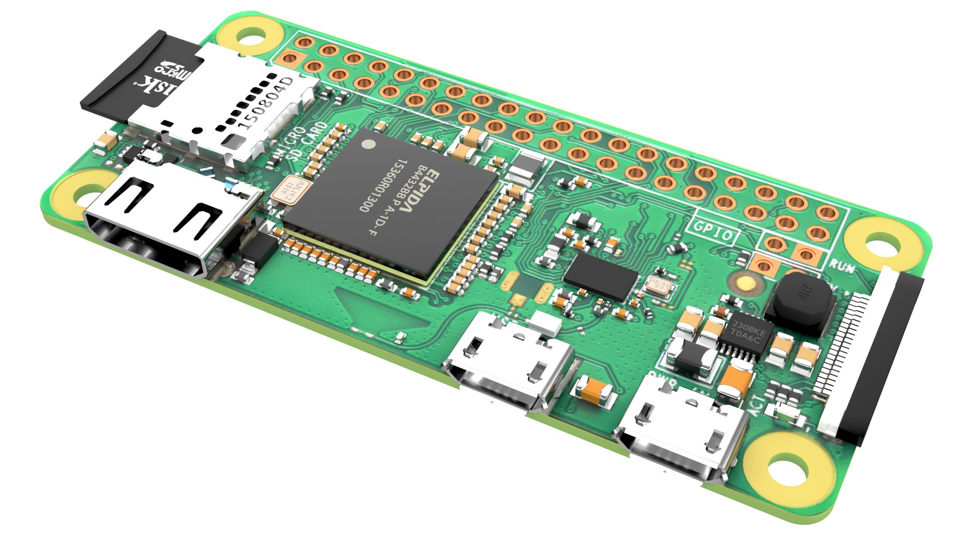 3D Model Raspberry Pi Zero W - TurboSquid 1778173