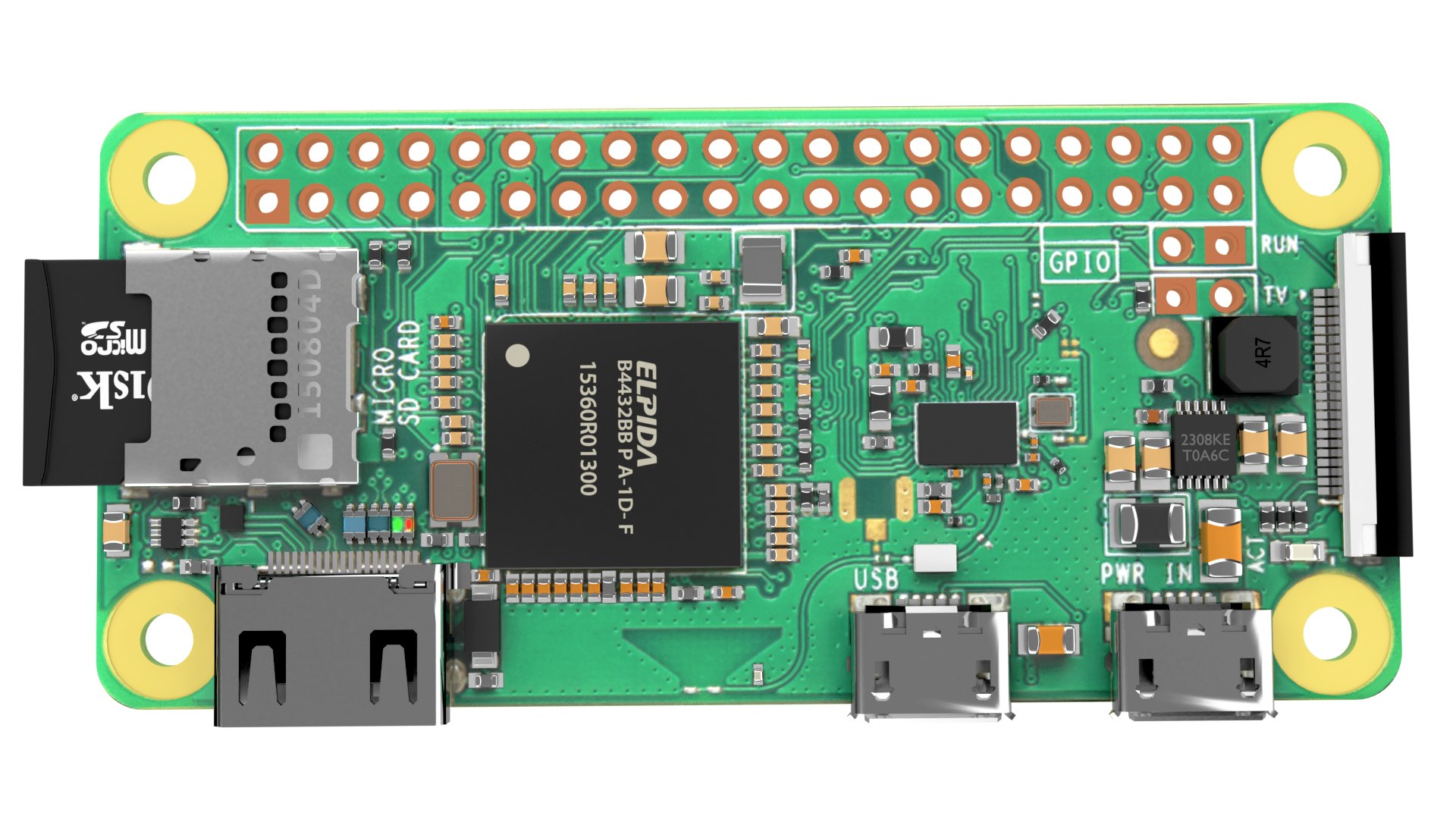 3D Model Raspberry Pi Zero W - TurboSquid 1778173