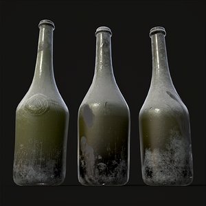 Rustic Dirty Glass Bottles
