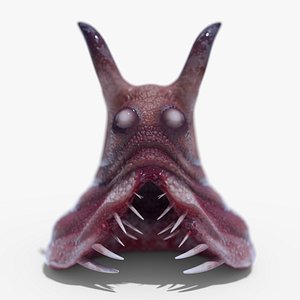 Sluggor, Slug Monster. Game ready.