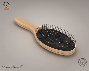 3d hair brush
