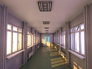 hallway corona 3D
