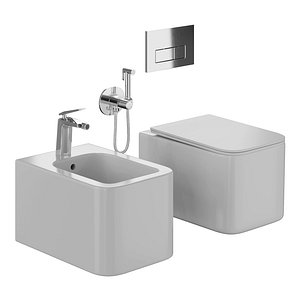 3D Boheme Mane Hanging toilet