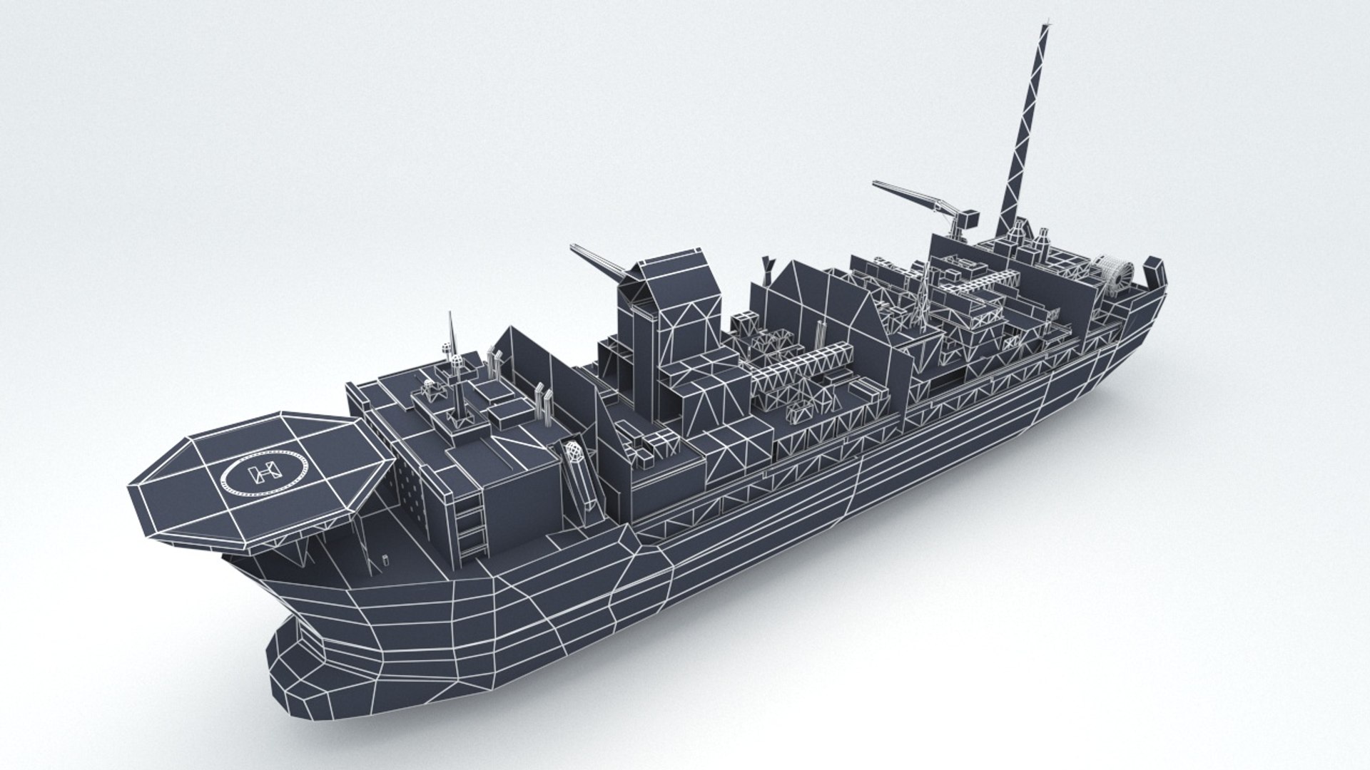 3D Model Fpso Platform Pack - TurboSquid 1194653