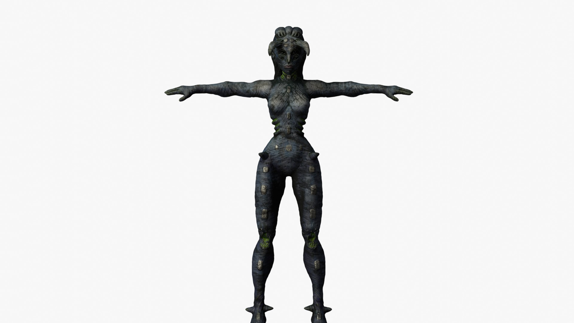 Alien 3D https://p.turbosquid.com/ts-thumb/gL/njQqrt/zp/rwhite/jpg/1738090237/1920x1080/turn_fit_q99/db5abf43d45af37b5b0954b2bdf75db422542980/rwhite-1.jpg