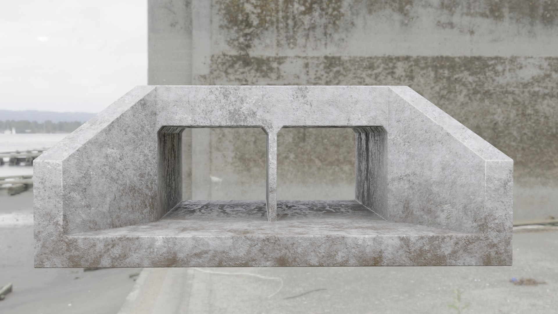 Culvert Entrance And Tunnel Piece Unity Unreal PBR Model - TurboSquid ...
