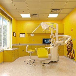 3D Pediatric Dental Office model