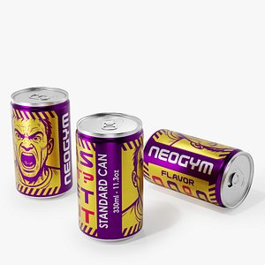 Beverage Can Standard 330ml - Closed and Open