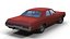 3D 70s Dodge collection model