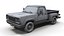 3D 70s Dodge collection model