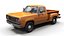 3D 70s Dodge collection model