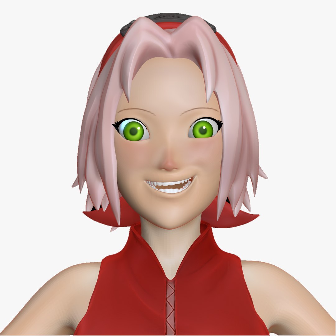 3d Sakura Shippuden Uved Model