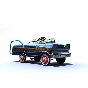 pedal car 3D