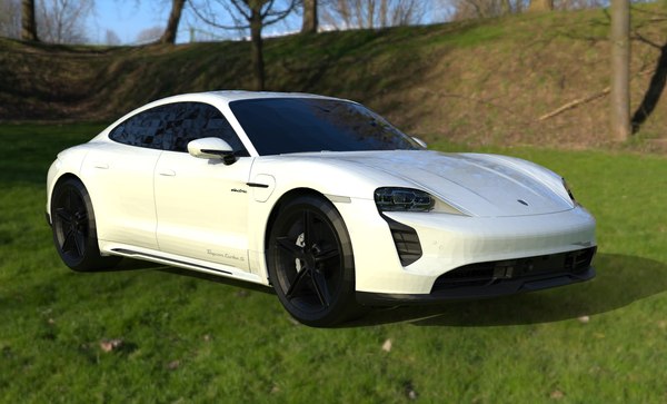 Porsche Taycan EV 3D Design and Model with rendering 3D