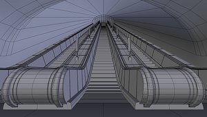 Underground escalator