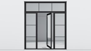 3D Aluminium door 207