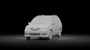 3D model Mazda MPV 2002