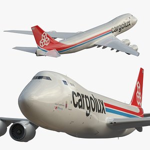 CargoLux Boeing B747 8F SC 3D model