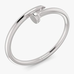 3D model Nail Cuff Bracelet With Hinge System