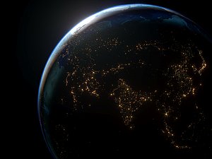 planet earth 3D model
